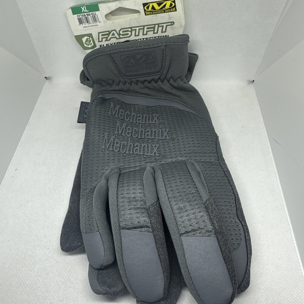 Mechanix Wear FastFit Flexible Protection  Gloves XL Touchscreen Capable Gray
